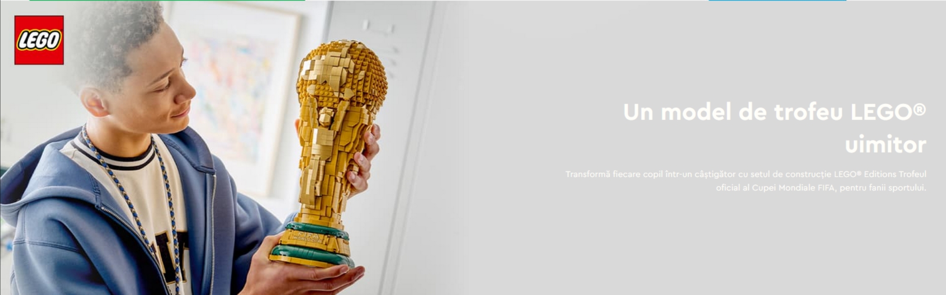 LEGO Editions Trofeul oficial al Cupei Mondiale FIFA