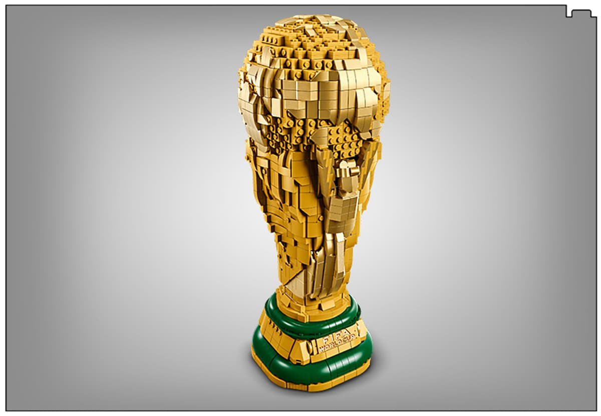 LEGO FIFA trofeu oficial