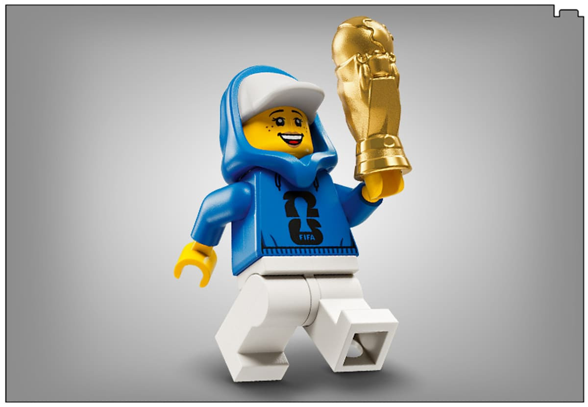 LEGO FIFA minifigurina exclusiva