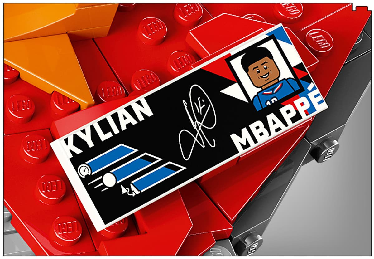 LEGO Kylian Mbappe placuta de colectie