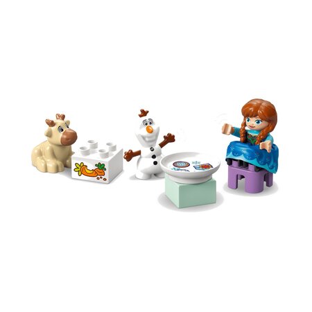 Petrecerea de la castelul Elsei din Regatul de gheata, 2 ani+, 10455, 54 piese, Lego Duplo 794999