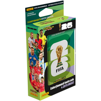 Cutie metalica cu 32 cartonase + 3 Limited Edition, Fifa World Cup 2026 Adrenalyn XL, Panini