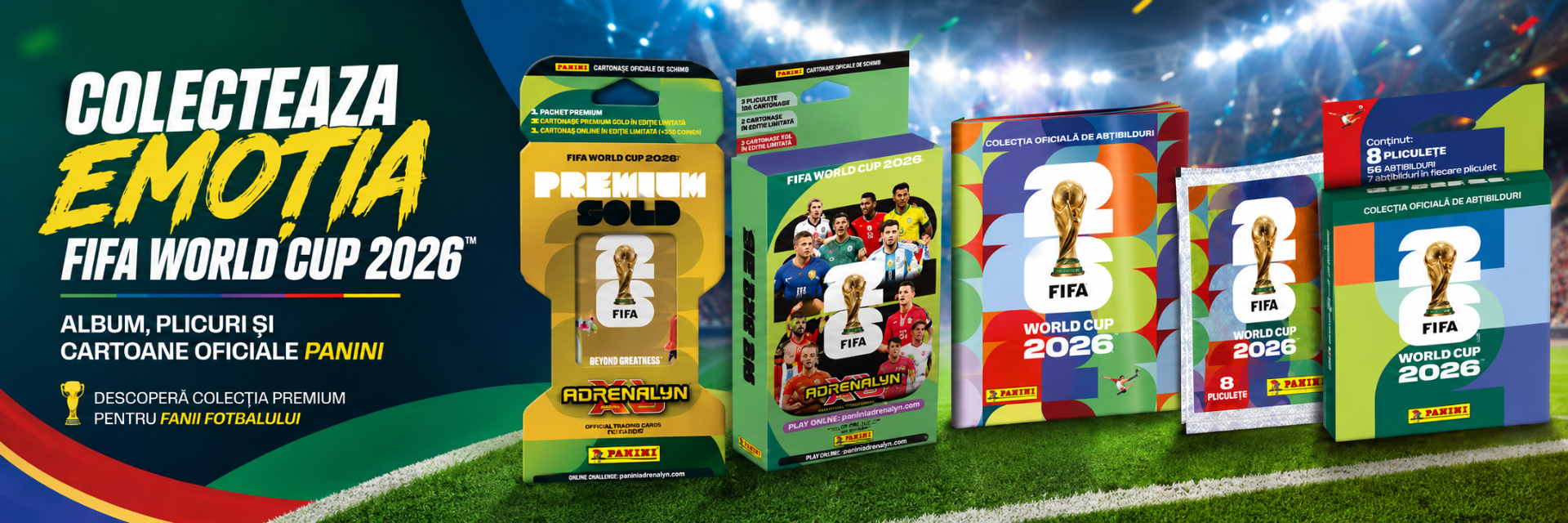 Panini FIFA World Cup 2026 banner