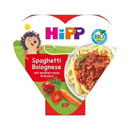 Meniu Bio Spaghetti Bolognese, 250 g, Hipp