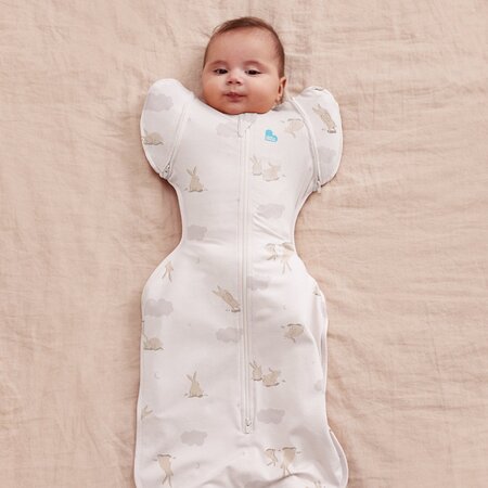 Sac de dormit Swaddle Up, Tog 1, Marimea L, Bunnies, Love to Dream 795174