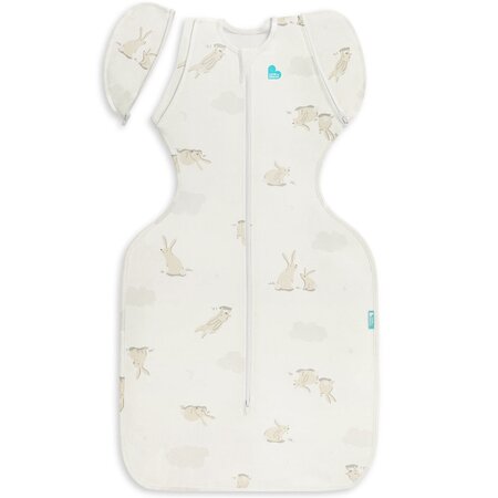 Sac de dormit Swaddle Up, Tog 1, Marimea L, Bunnies, Love to Dream