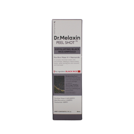 Serum exfoliant cu orez negru pentru ingrijirea porilor Peel Shot, 80 ml, Dr Melaxin 795265