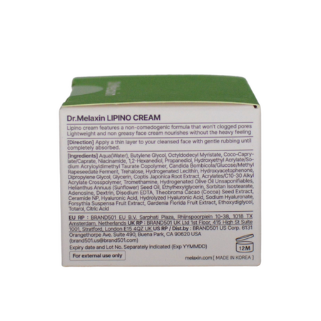Crema hidratanta cu efect de echilibrare pentru ten gras, Lipino, 50 ml, Dr. Melaxin 795379