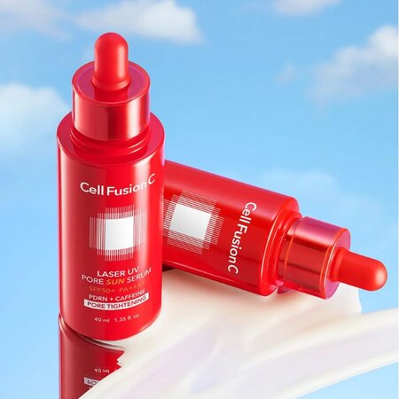 Ser cu protectie solara pentru netezirea si micsorarea porilor Laser UV Pore Sun, SPF 50+ PA++++, 40 ml, Cell Fusion C 795511