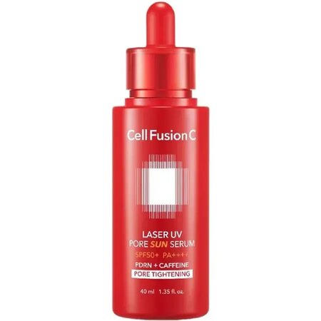 Ser de fata pentru netezirea si micsorarea porilor Laser UV Pore Sun, SPF 50+ PA++++, 40 ml, Cell Fusion C