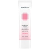 Crema colorata cu protectie solara impotriva petelor pigmentare Dark Spot Toning Sunscreen, SPF50+ PA++++, 50 ml, Cell Fusion C