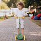 Trotineta pentru copii cu 3 roti si ghidon reglabil Jurassic World Scooter Plus, 3 ani+, As 795582