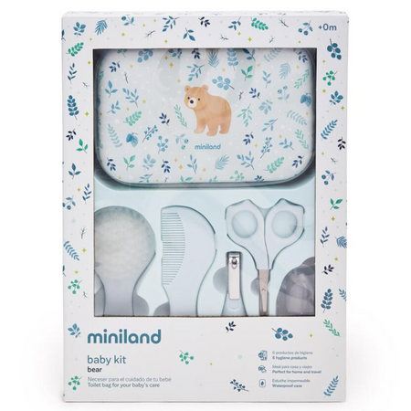 Kit de ingrijire si igiena pentru copii, Bear, 0 luni+, Miniland