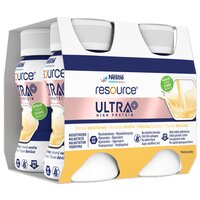 Resource Ultra+ High Protein cu aroma de vanilie, 4 x 125 ml, Nestle
