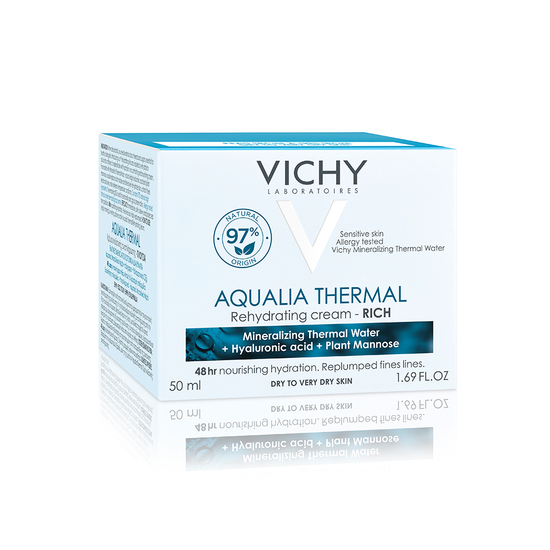 Crema hidratanta pentru fata Aqualia Thermal Rich, 50 ml, Vichy 501152