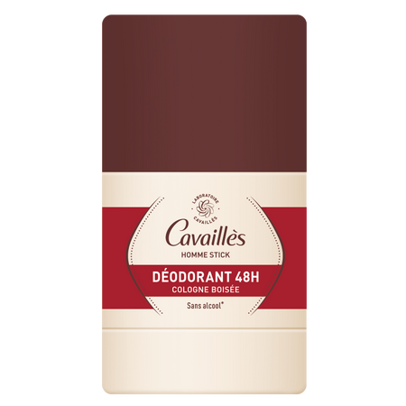 Deodorant stick 48h pentru barbati, Colonie cu note lemnoase, 50 ml, Roge Cavailles
