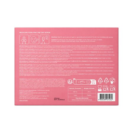 Ser facial cu PDRN Pink One Day, 1.5 ml x 10 fiole, Medicube 798022