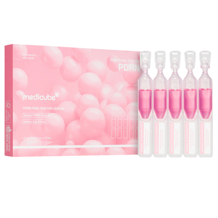 Ser facial cu PDRN Pink One Day, 1.5 ml x 10 fiole, Medicube