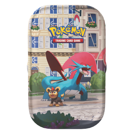 Mini Tin 26Q2 limba engleza, 2 boostere, Diverse modele, 6 ani+, Pokemon TCG 796325