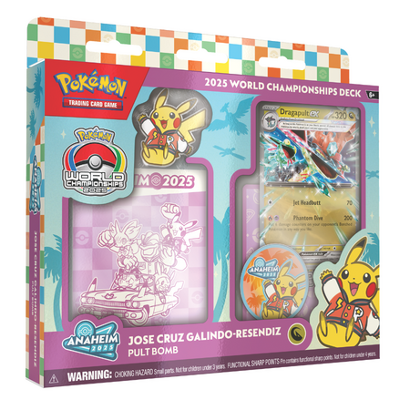 World Championship Decks 2025, Diverse modele, 6 ani+, pachet 60 de carti, Pokemon TCG