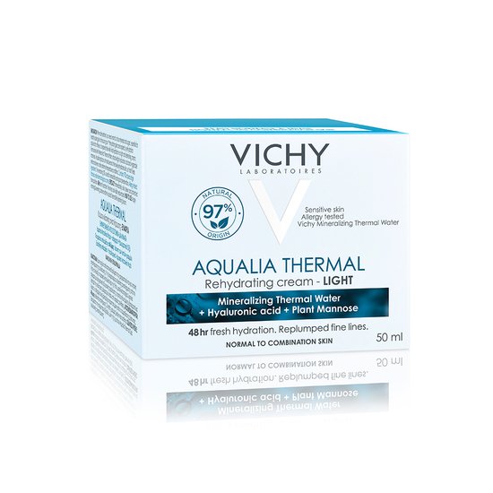Crema de fata hidratanta pentru ten normal Aqualia Thermal Light, 50 ml, Vichy 501135