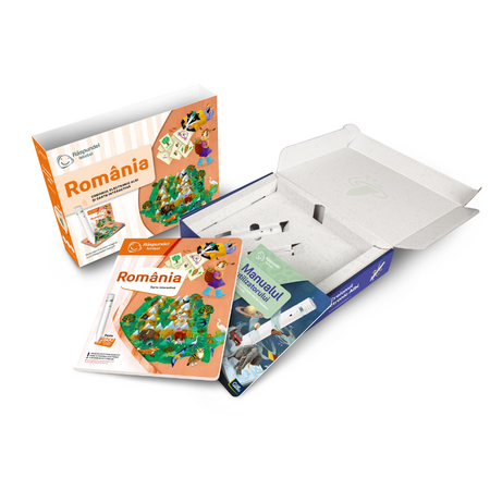 Pachet creion electronic Albi 2.0 si carte Romania, 6 ani+, Raspundel Istetel 796352