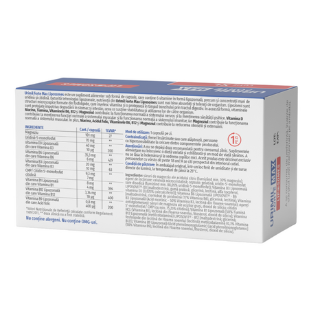 Urimil Forte Max Liposomes, 30+15 capsule, NaturPharma 796447