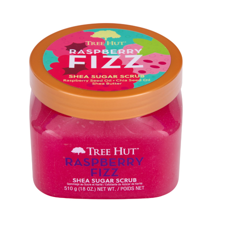 Exfoliant de corp Shea Sugar Scrub, Raspberry Fizz, 510 g, Tree Hut 796473