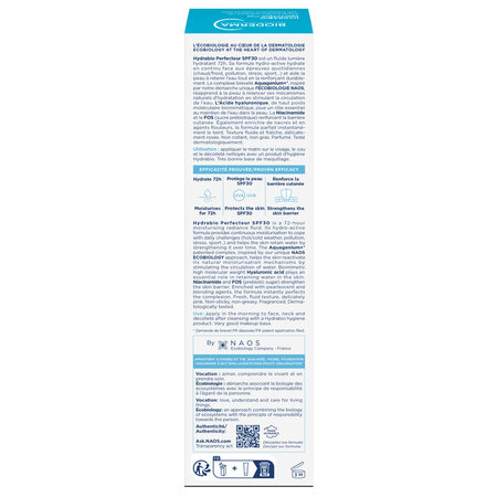 Crema hidratanta cu SPF30 Hydrabio Perfecteur, 40 ml, Bioderma 796620