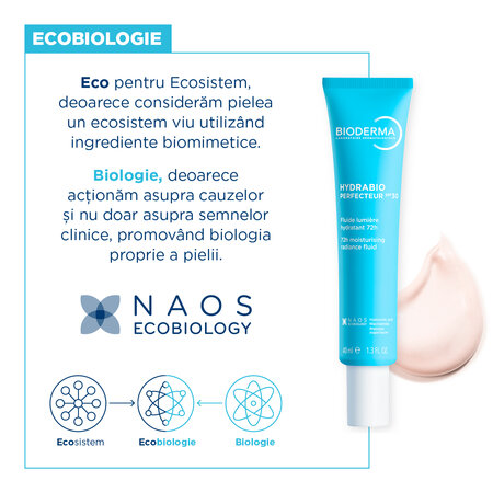 Crema hidratanta pentru fata Hydrabio Perfecteur SPF30, 40 ml, Bioderma 822916