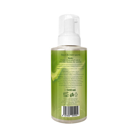Sapun maini spuma, Pistachio Crush, 500 ml, Cashmere Aroma 796705