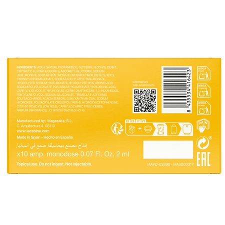 Fiole de fata tratament soc facial cu complex de 30% Acid Hialuronic, 10 fiole x 2 ml, La Cabine 796734