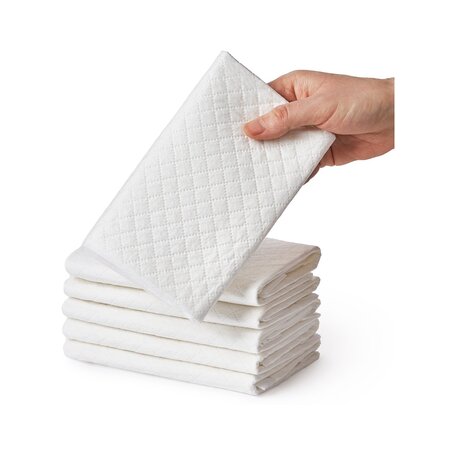 Aleze de unica folosinta cu 4 benzi autoadezive, 60 x 90 cm, 10 bucati, Beberoyal 797094
