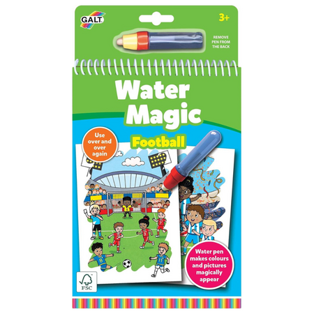 Carte de colorat reutilizabila cu apa Water Magic, Meci de fotbal, 3, Galt