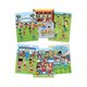 Carte de colorat reutilizabila cu apa Water Magic, Meci de fotbal, 3 ani+, Galt 797181