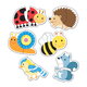 Baby Puzzle, In gradina, 18 luni+, 6 puzzle-uri a cate 2 piese, Galt 797217