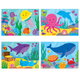 Set 4 puzzle-uri, Oceanul vesel, 18 luni+, 2-5 piese, Galt 797222