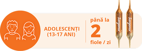 Mod de administrare Sargenor adolescenți