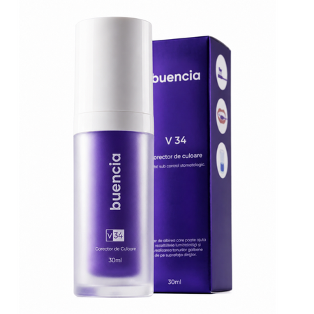 Corector pentru albirea dintilor V34, 30 ml, Buencia