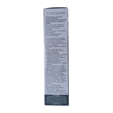 Ser accelerator pentru cresterea parului Triphasic Active Grow, 100 ml, Rene Furterer 798538