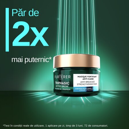 Masca fortifianta anti-rupere cu propolis Triphasic Active Grow, 200 ml, Rene Furterer 798563