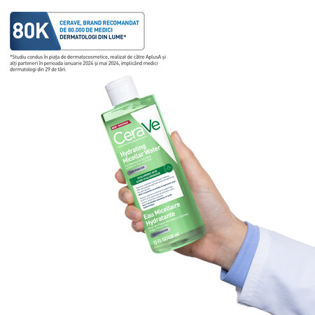Apa micelara hidratanta pentru ten normal si uscat, 400 ml, CeraVe 798897