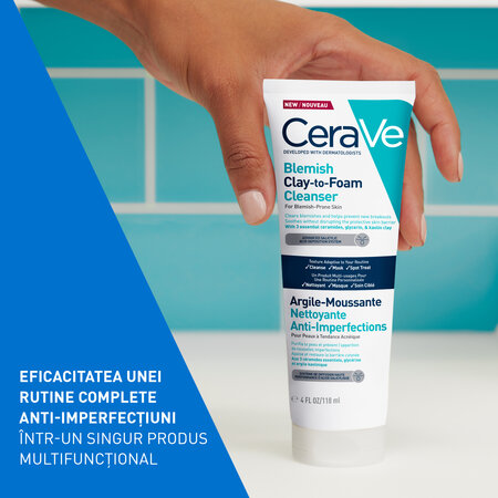 Gel de curatare anti-imperfectiuni, Clay-to-Foam, 118  ml, CeraVe 798932