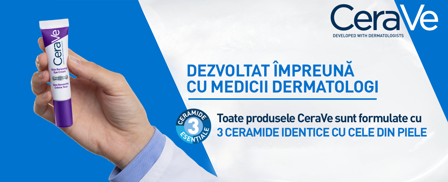 CeraVe Crema de ochi Antirid Skin Renewing - banner produs