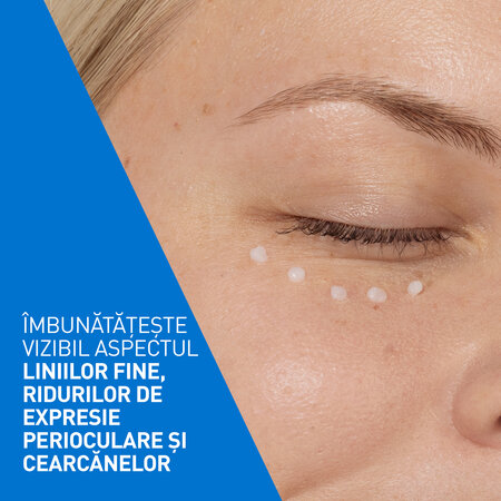 Crema de ochi antirid pentru toate tipurile de ten Skin Renewing, 14 ml, CeraVe 798953