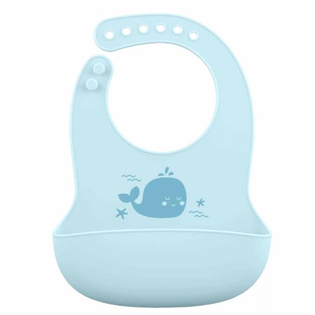 Baveta din silicon cu buzunar pentru firimituri, 6 luni+, 1 bucata, Babynova