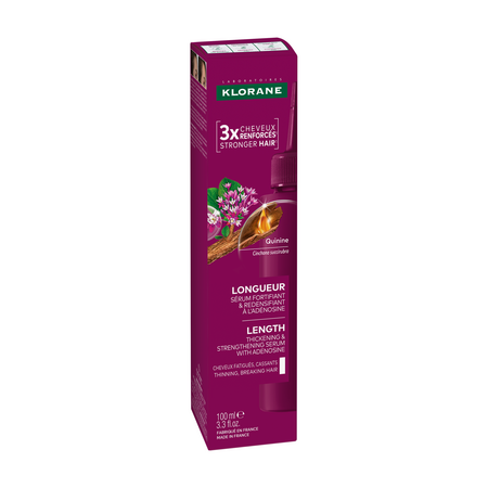 Ser accelerator pentru  cresterea parului cu Adenozina Chinina Growth, 100 ml, Klorane 799017