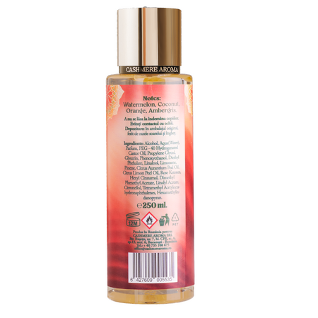 Spray parfumat pentru corp, Watermelon Sorbet, 250 ml, Cashmere Aroma 800382