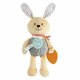 Jucarie din plus cu inel gingival My Sweet DouDou, Bej, Iepuras, 0 luni+, Chicco 799437