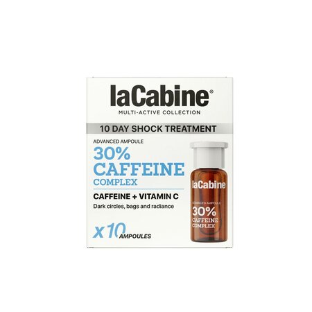 Fiole cu cafeina si vitamina C pentru zona din jurul ochilor, Advanced 30% Caffeine Complex, 10 x 2 ml, La Cabine 799512